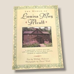 Louisa May Alcott Decorative Large Book - Cream